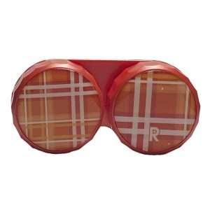 Estoig lentilles FASHION vermell estampat edo optics vendrell